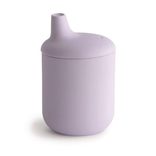 Mushie SILICONE SIPPY CUP (SOFT LILAC) kids outfit