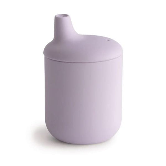Mushie SILICONE SIPPY CUP (SOFT LILAC) kids outfit