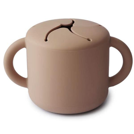 Mushie Snack Cup (Natural) kids outfit