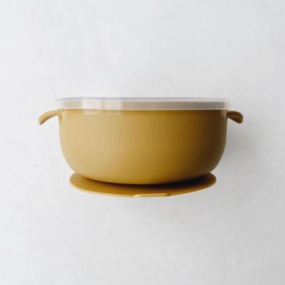 Silicone Bowl - Mustard kids outfit