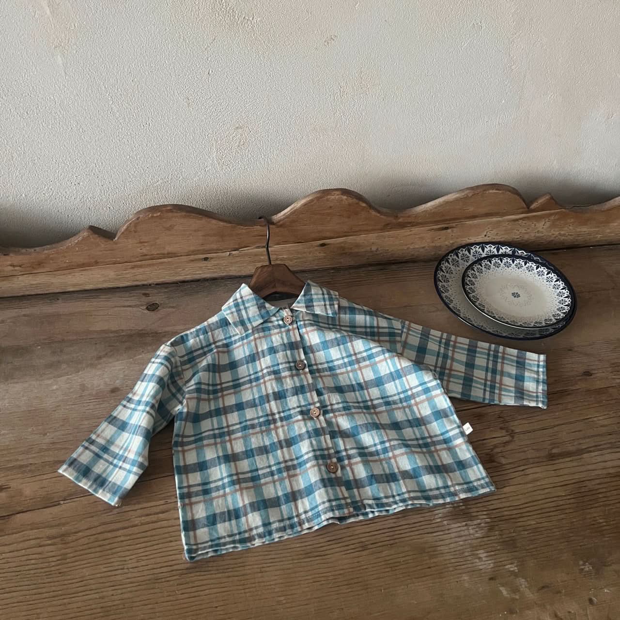 Toddler Lala Spring Flannel Shirt (1 - 5y) - 2 Colors kids outfit