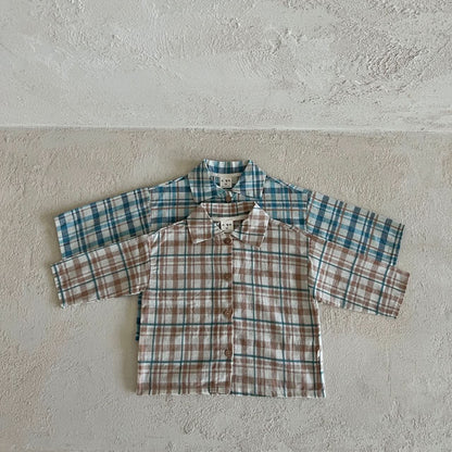 Toddler Lala Spring Flannel Shirt (1 - 5y) - 2 Colors kids outfit
