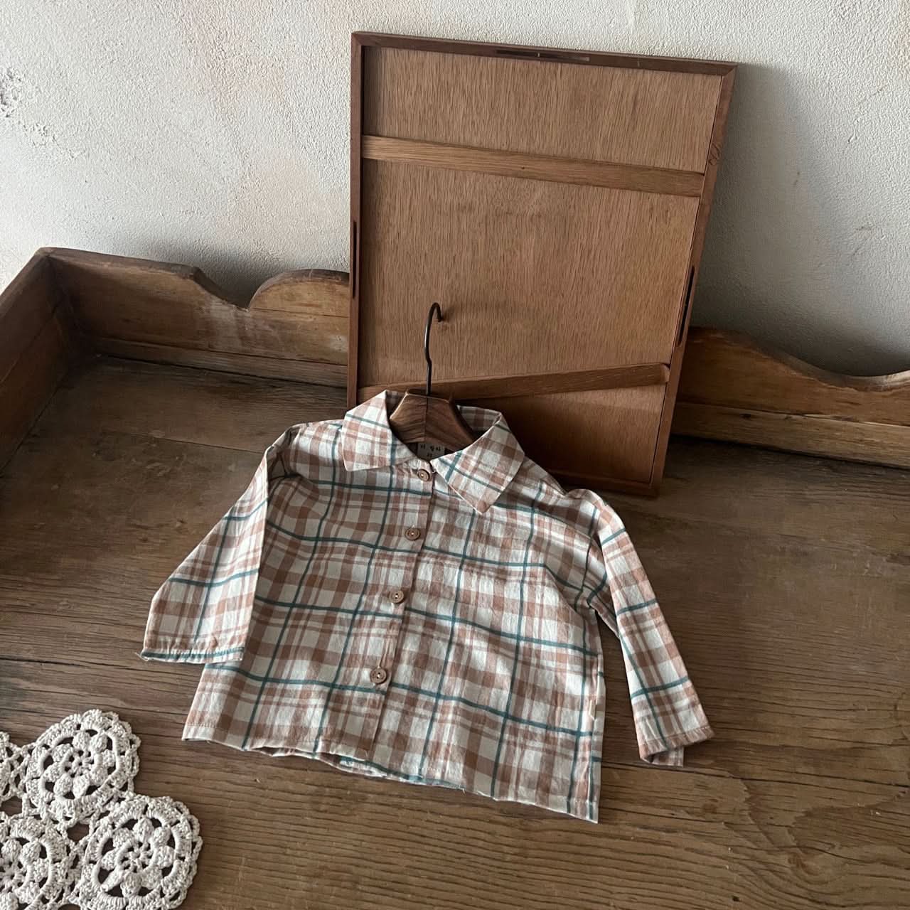 Toddler Lala Spring Flannel Shirt (1 - 5y) - 2 Colors kids outfit