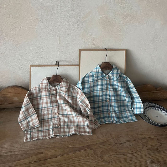 Toddler Lala Spring Flannel Shirt (1 - 5y) - 2 Colors kids outfit