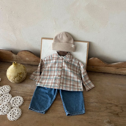 Toddler Lala Spring Flannel Shirt (1 - 5y) - 2 Colors kids outfit