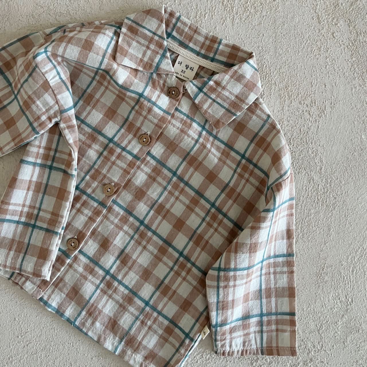 Toddler Lala Spring Flannel Shirt (1 - 5y) - 2 Colors kids outfit