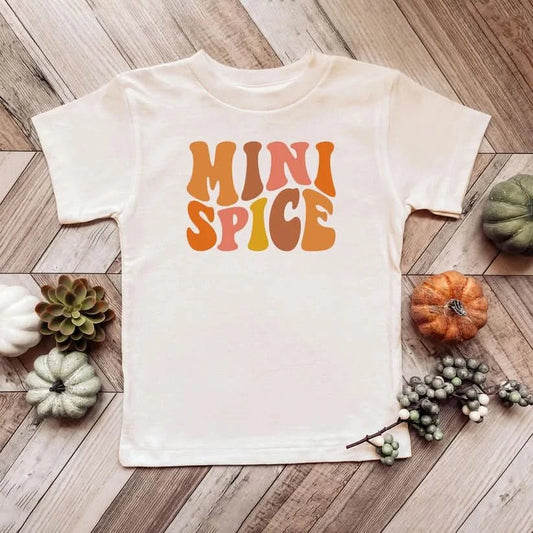 Toddler Mini Spice Tee (2 - 5T) - Cream kids outfit