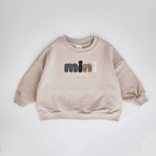 Toddler Mini Sweatshirt (1 - 4y) - Beige kids outfit