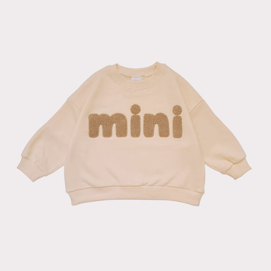Toddler Mini Sweatshirt (1 - 5y) - Cream kids outfit