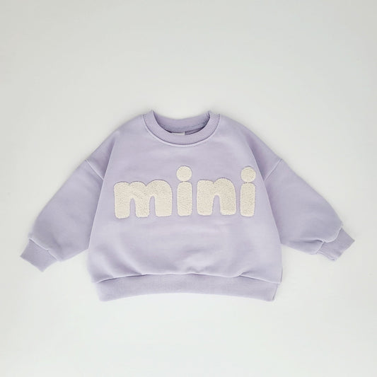Toddler Mini Sweatshirt (1 - 5y) - Sweet Lavender kids outfit
