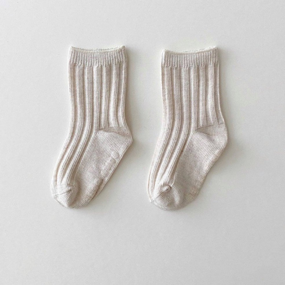 Toddler Ribbed Tights and Non - Slip Socks Set (1 - 5y) - 2 Colors kids outfit