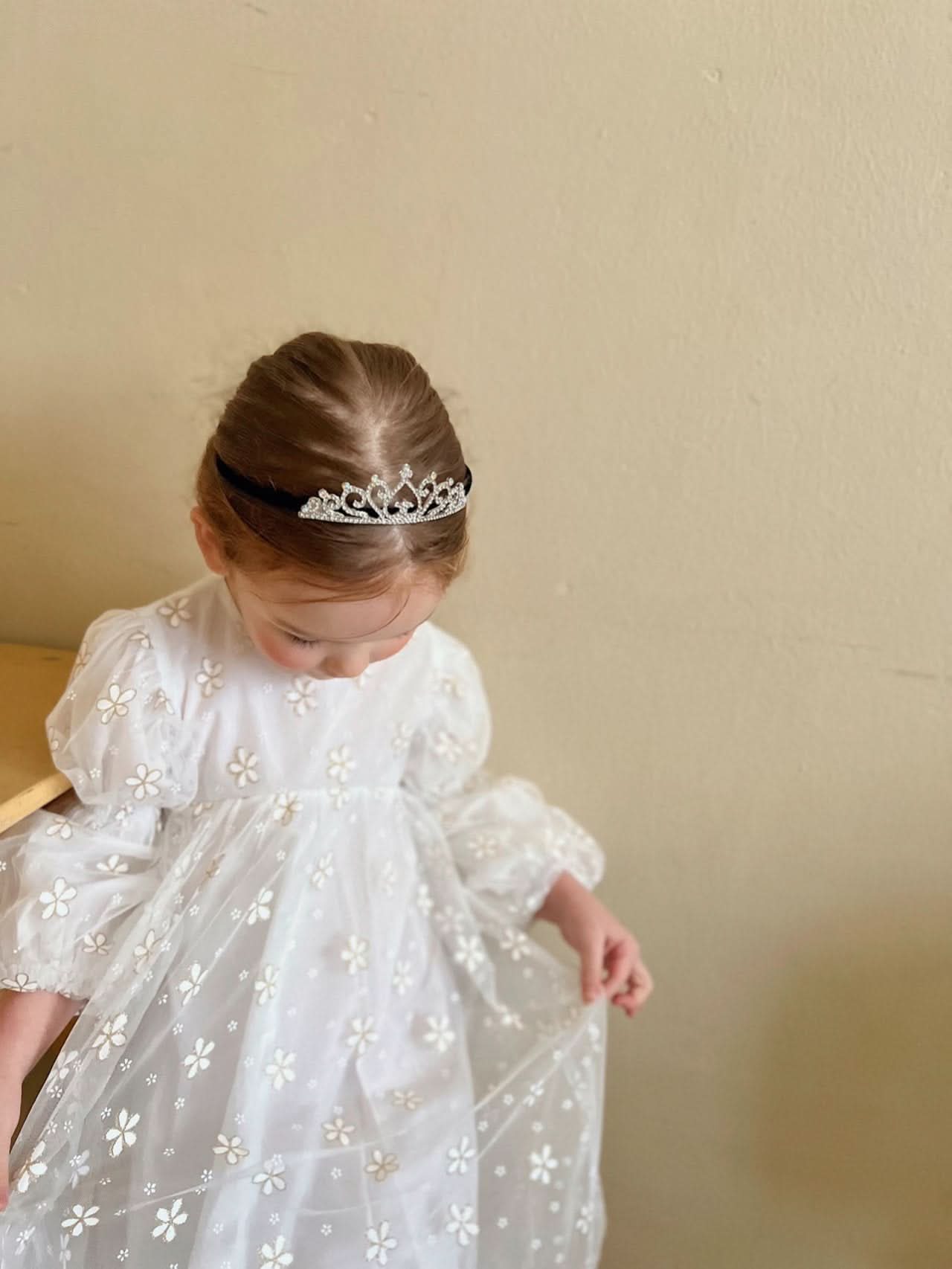Toddler Tiara Rhinestone Headband (2 - 6y) kids outfit