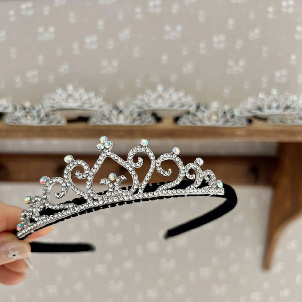Toddler Tiara Rhinestone Headband (2 - 6y) kids outfit