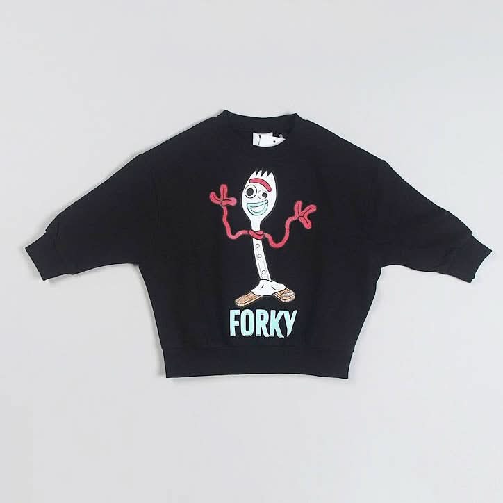 Toddler Toy Story Sweatshirt (1 - 5y) - Black Forky kids outfit
