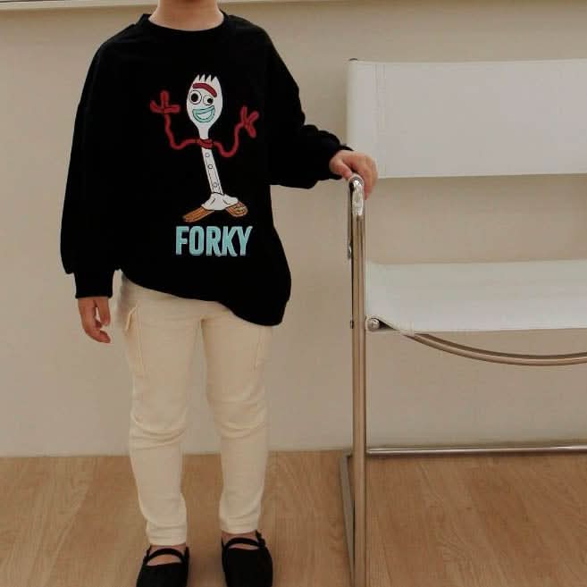 Toddler Toy Story Sweatshirt (1 - 5y) - Black Forky kids outfit