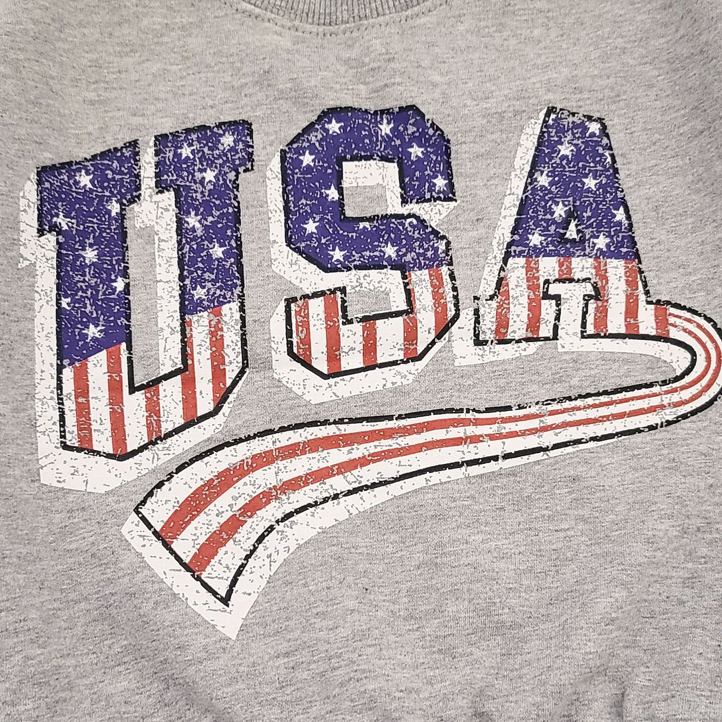 Toddler USA Sweatshirt (4-5y, Mommy) - Dark Heather Gray kids outfit