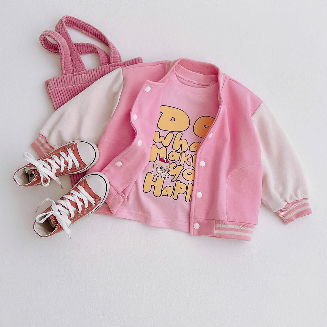 Toddler Varsity Jacket (1 - 5y) - 2 Colors kids outfit
