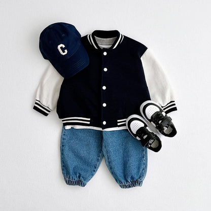 Toddler Varsity Jacket (1 - 5y) - 2 Colors kids outfit