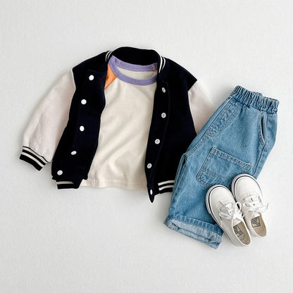 Toddler Varsity Jacket (1 - 5y) - 2 Colors kids outfit