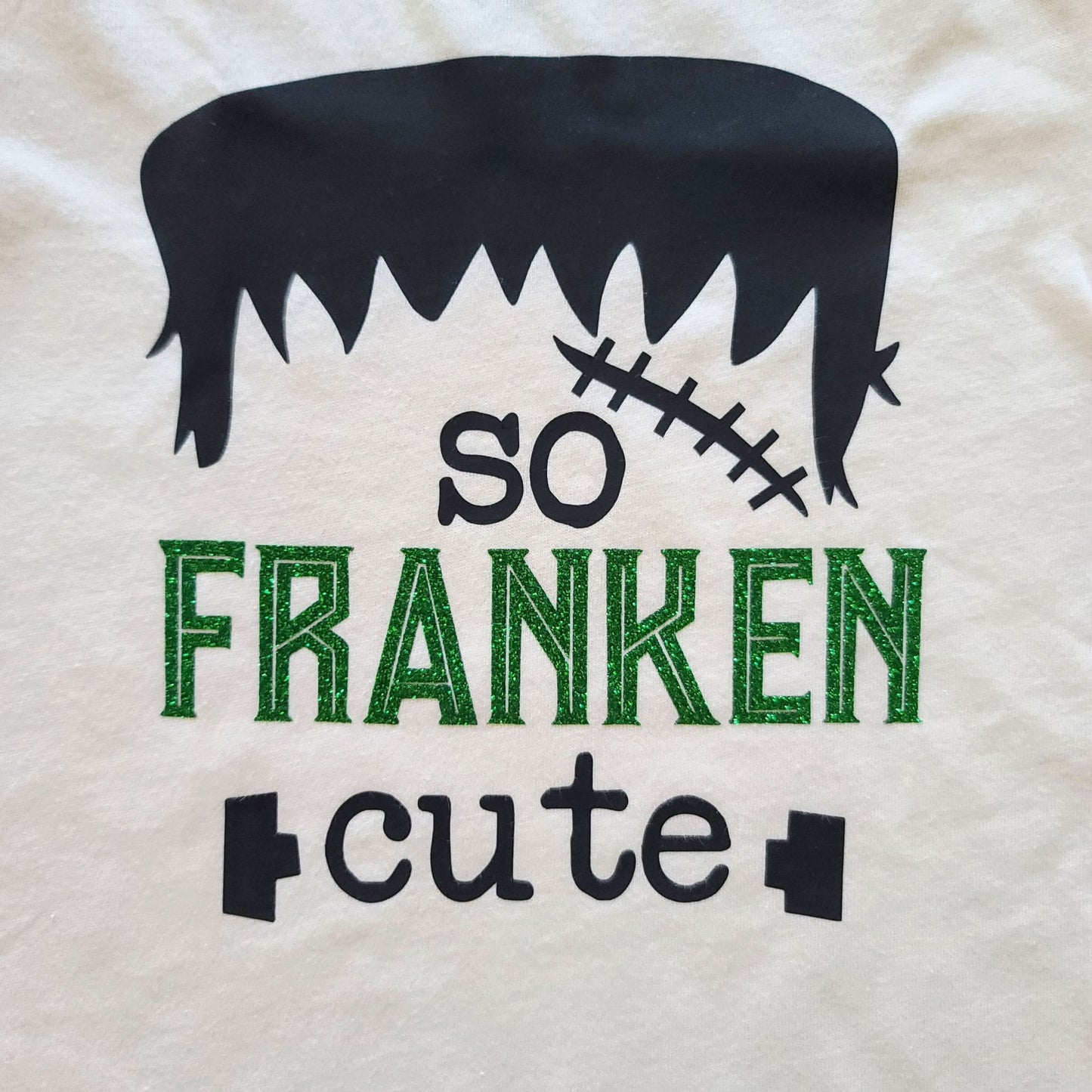 ToddlerSo Franken Cute Tee (5T) - Cream kids outfit